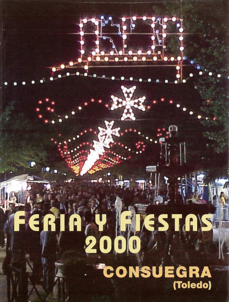 Cartel de Fiestas patronales en honor al Santísimo Cristo de la Veracruz 2000